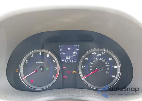 2012 Hyundai Accent Gls from USA, damaged, VIN KMHCU4AE0CU186618